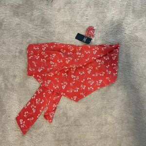 NWT Abercrombie Bandana Tie Crop Top